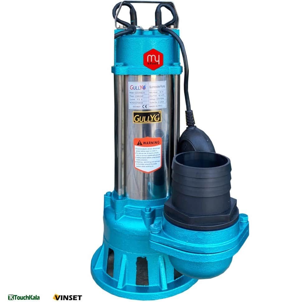 پمپ لجن‌کش 4 اینچ 14 متری گالی مدل V2200FBG 4 - تصویر 1