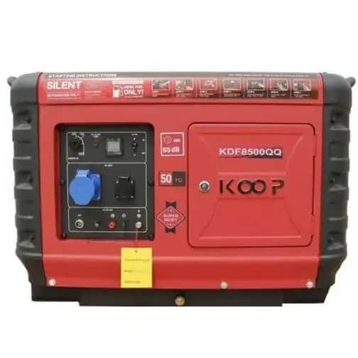 موتور برق ۵.۵ کیلووات تک فاز استارتی دیزلی کوپ مدل KDF8500QQ - تصویر 2