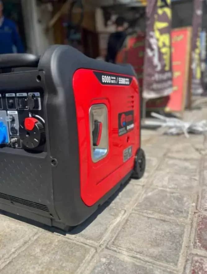 موتور برق ۶ کیلووات سایلنت بنزینی استارتی ادون مدل ED-IG-6000 - تصویر 4