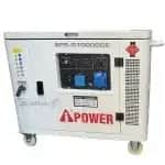 موتور برق 7 کیلووات بنزینی سایلنت تک فاز استارتی AiPOWER مدل G10000CE - تصویر 2