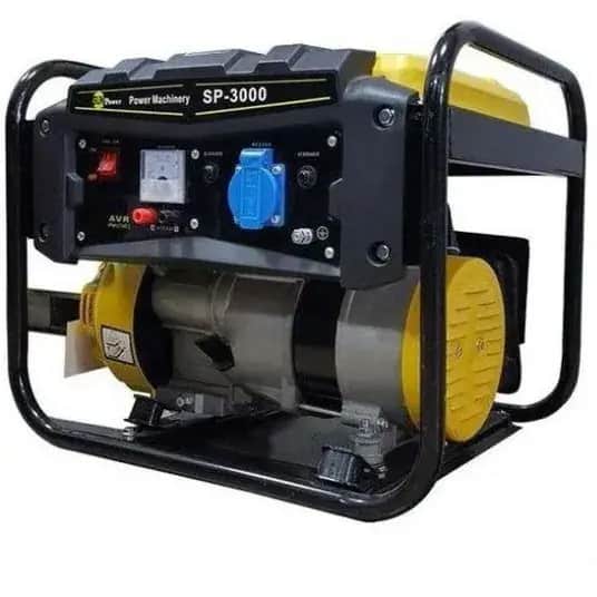 موتور برق ۱ کیلووات هندلی تک فاز بنزینی سان پاور مدل SP3000 - تصویر 1