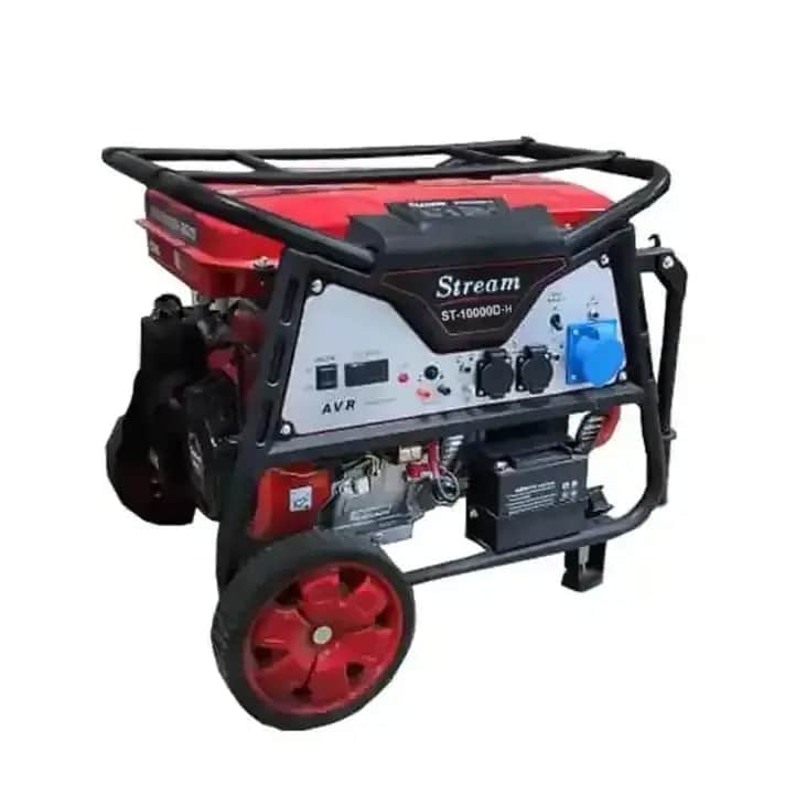 موتور برق 8.5 کیلووات بنزینی استارتی استریم مدل ST10000D-H - تصویر 1