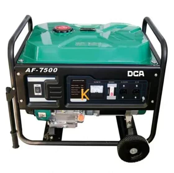 موتور برق 6.5 کیلووات تک فاز هندلی دی سی ای مدل AF7500E - تصویر 1