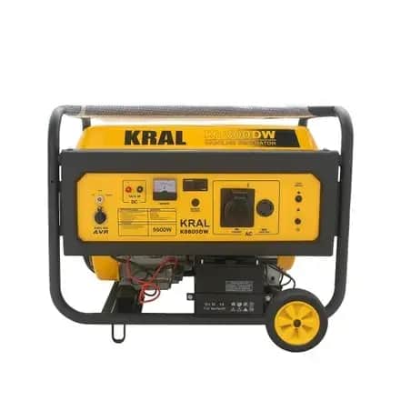 موتور برق ۵.۵ کیلووات تک فاز استارتی بنزینی کرال K8800DW - تصویر 1