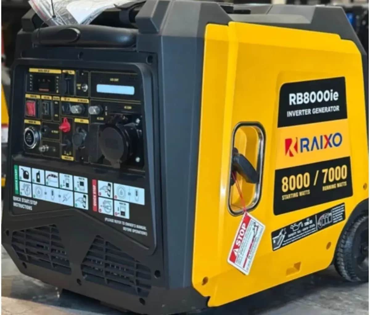 موتوربرق 8 کیلووات بنزینی سایلنت راکسیو مدل RB8000i - تصویر 1