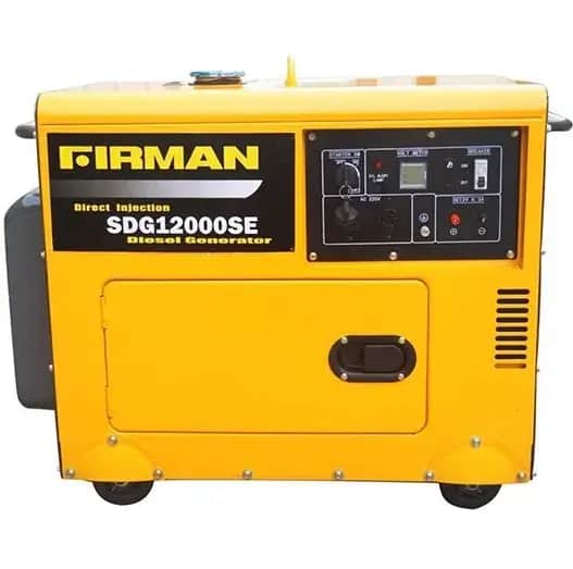 موتور برق 10 کیلووات دیزلی تکفاز فیرمن مدل SDG 12000 SE - تصویر 1