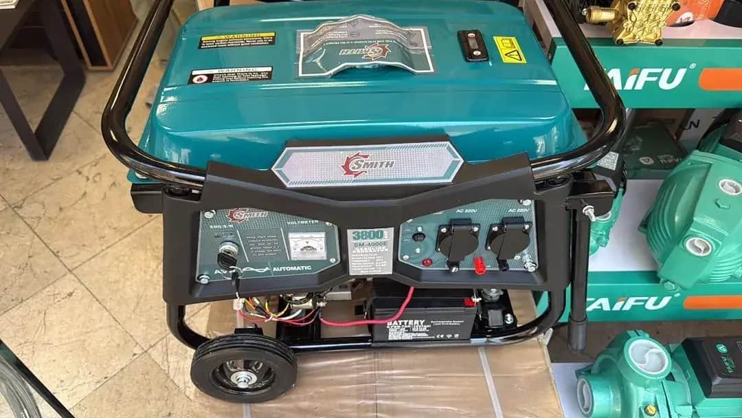 موتور برق 3.8 کیلووات بنزینی تکفاز هندلی اسمیت مدل SM4000 - تصویر 1