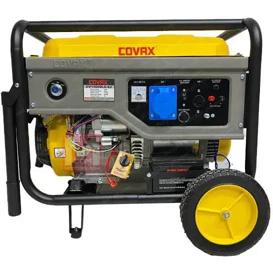 موتور برق ۷.۵ کیلووات بنزینی تک فاز استارتی کواکس مدل CV10000LD-E2 - تصویر 1