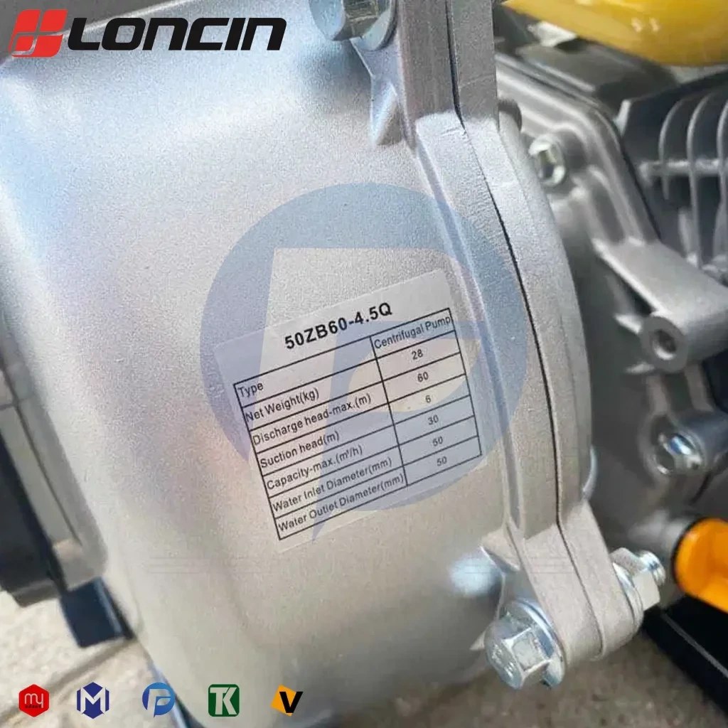 موتور پمپ بنزینی 2 اینچ لانسین مدل LC50ZB60 - تصویر 2