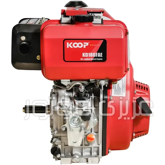موتور تک دیزلی 10 اسب بخار کوپ مدل KD186FAE - تصویر 2
