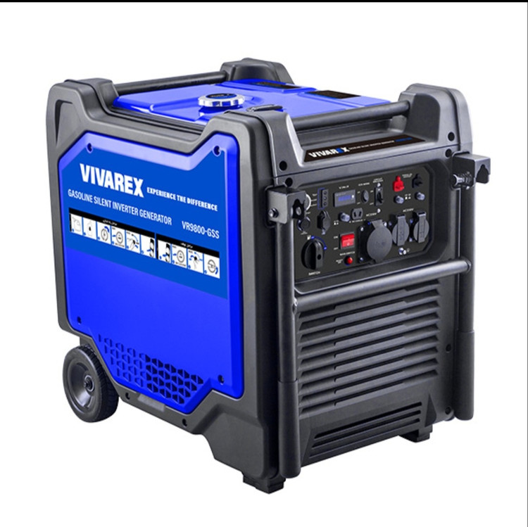 موتور برق 9.8 کیلووات بنزینی سایلنت تک فاز ریموت استارت اینورتردار ویوارکس مدل VR9800-GSS