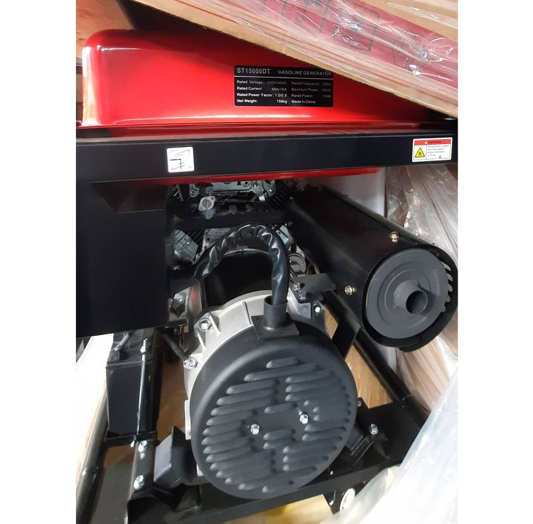 موتور برق 12 کیلووات بنزینی سه فاز استارتی استریم مدل ST15000DT
