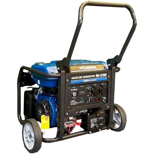 موتور برق ۳ کیلووات بنزینی تکفاز هندلی هیوندای مدل HG-5356