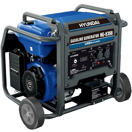 موتور برق ۳ کیلووات بنزینی تکفاز هندلی هیوندای مدل HG-5356