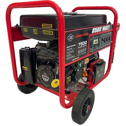 موتور برق ۸.۵ کیلووات تک فاز بنزینی استارتی تابلو دار جیانگ دانگ مدل JD8500THEB