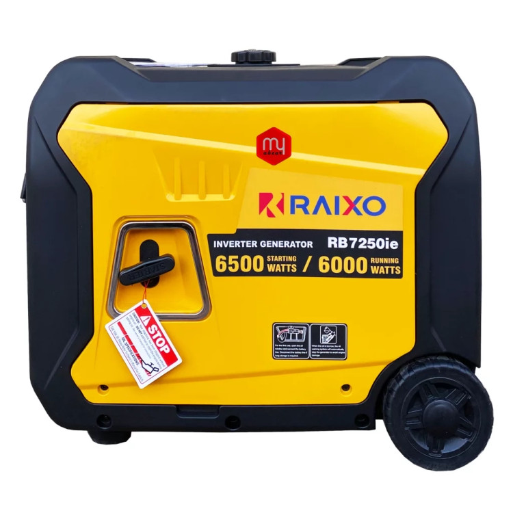 موتوربرق 6.5 کیلووات کیفی سایلنت بنزینی اینورتر ریموت استارت راکسیو مدل RB7250ie