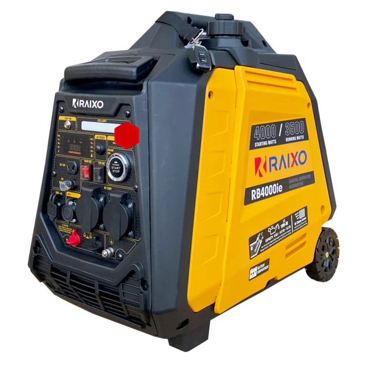 موتور برق ۴ کیلووات سایلنت تک فاز ریموت استارت راکسیو مدل RB4000ie