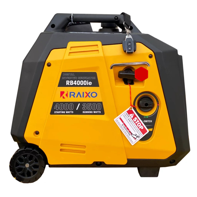 موتور برق ۴ کیلووات سایلنت تک فاز ریموت استارت راکسیو مدل RB4000ie