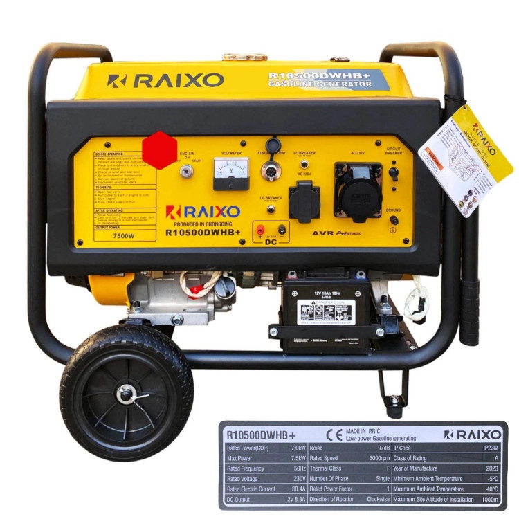 موتور برق 7.5 کیلووات استارتی راکسیو مدل R10500DWHB