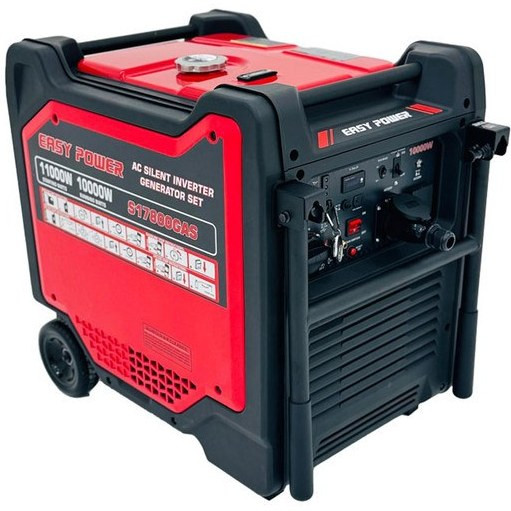 موتور برق ۱۱ کیلووات سه گانه سوز سایلنت تک فاز استارتی ایزی پاور مدل S17800GAS