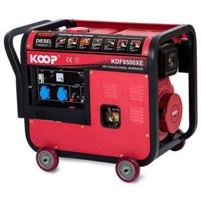 موتور برق ۶ کیلو وات تک فاز استارتی دیزلی کوپ مدل KDF8500XE