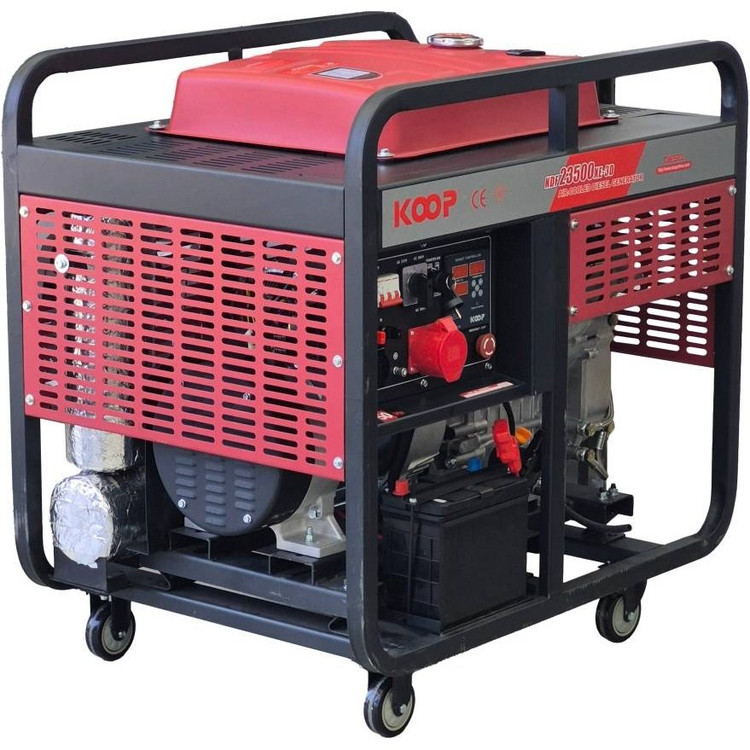 موتور برق 16 کیلووات تک فاز و سه فاز استارتی دیزلی کوپ KDF23500 XE-3D