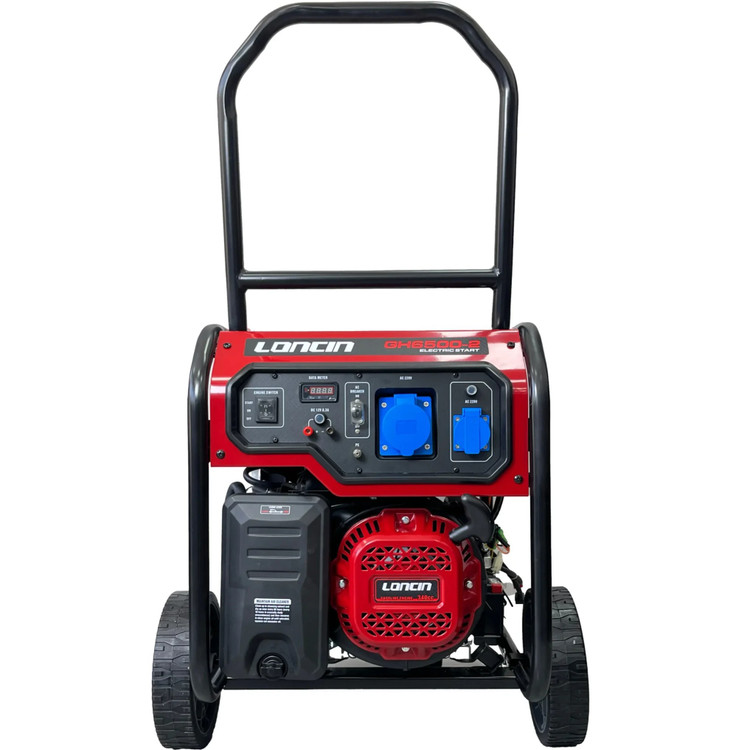 موتور برق 5.5 کیلووات بنزینی تک فاز استارتی لانسین مدل GH6500i-2