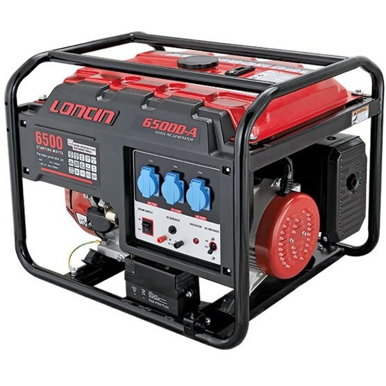 موتور برق ۵ کیلووات بنزینی تک فاز هندلی لانسین مدل LC6500AS