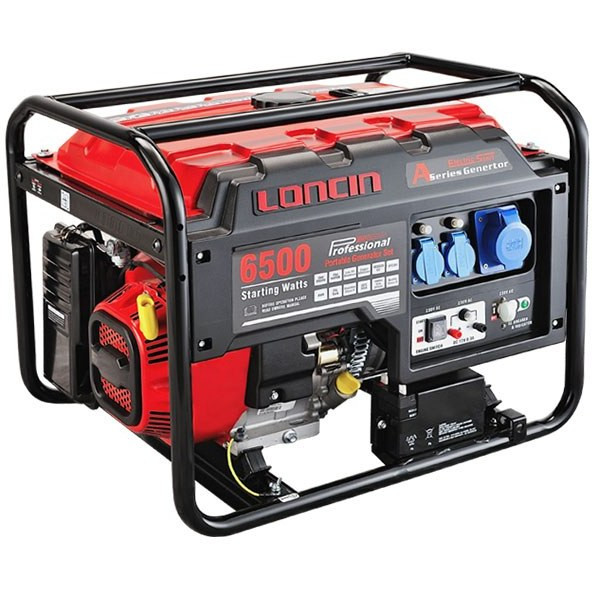 موتور برق ۵ کیلووات بنزینی تک فاز هندلی لانسین مدل LC6500AS