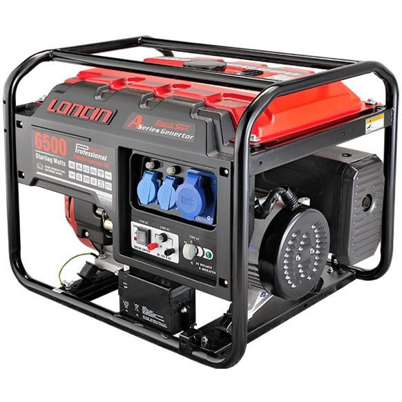 موتور برق ۵ کیلووات بنزینی تک فاز هندلی لانسین مدل LC6500AS