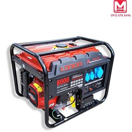 موتور برق ۶.۵ کیلووات بنزینی تک فاز استارتی لانسین مدل LC8000-DAS