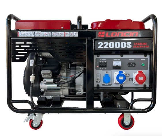 موتور برق 15 کیلووات بنزینی سه فاز استارتی لانسین مدل LC22000S