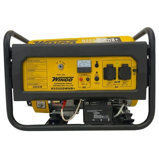 موتور برق 3 کیلووات بنزینی تک فاز هندلی وینکو مدل R5500
