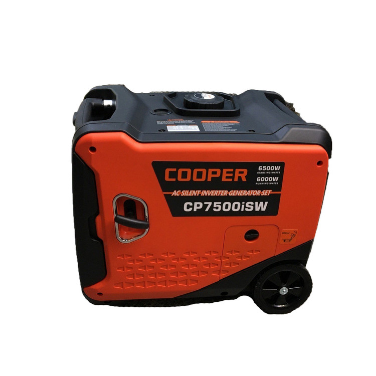 موتور برق ۶ کیلووات بنزینی سایلنت تکفاز استارتی اینورتردار کوپر مدل CP7500IS