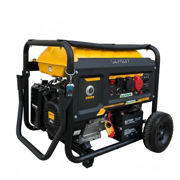 موتور برق ۱۰ کیلووات سه گانه سه فاز استارت سانتافه مدل STF 27900 LPG.NG