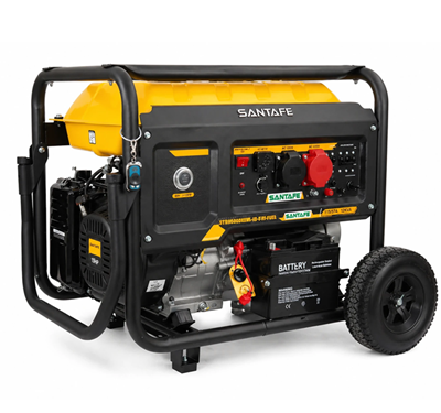 موتور برق 12 کیلووات سه گانه سوز تک فاز استارتی سانتافه مدل STF 29900 LPG.NG