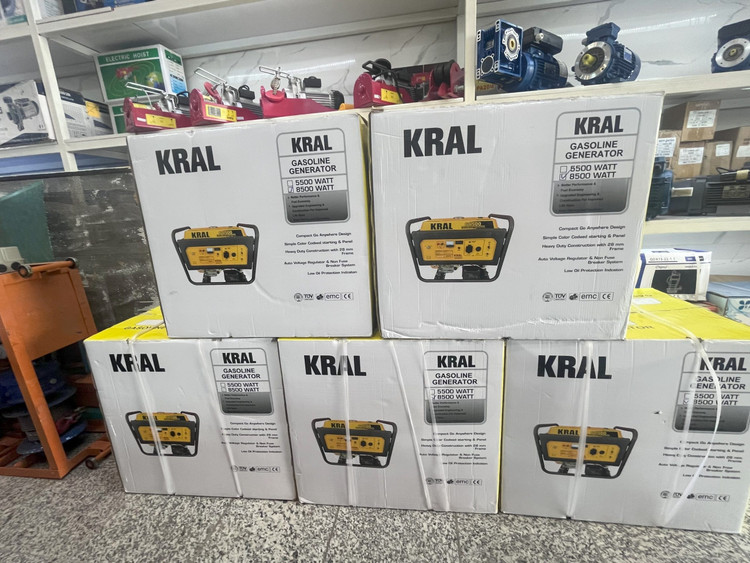 موتور برق ۸.۵ کیلووات تک فاز استارتی بنزینی کرال K15000DW