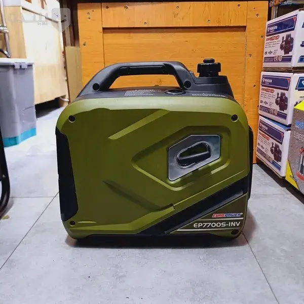موتور برق ۳ کیلووات بنزینی سایلنت تکفاز هندلی اینورتری یورو پاور مدل EP5700S-INV