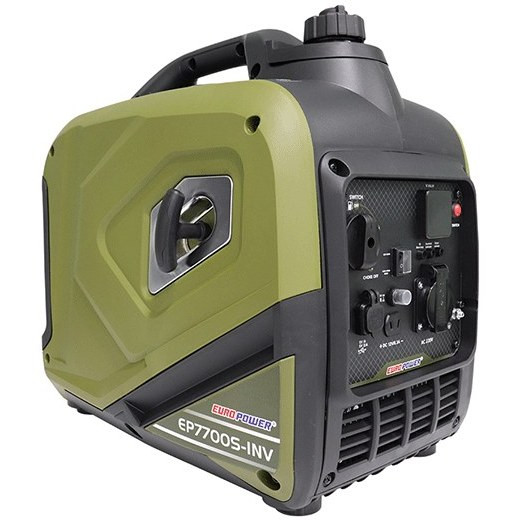 موتور برق ۳ کیلووات بنزینی سایلنت تک فاز هندلی اینورتری یورو پاور مدل EP5700S-INV