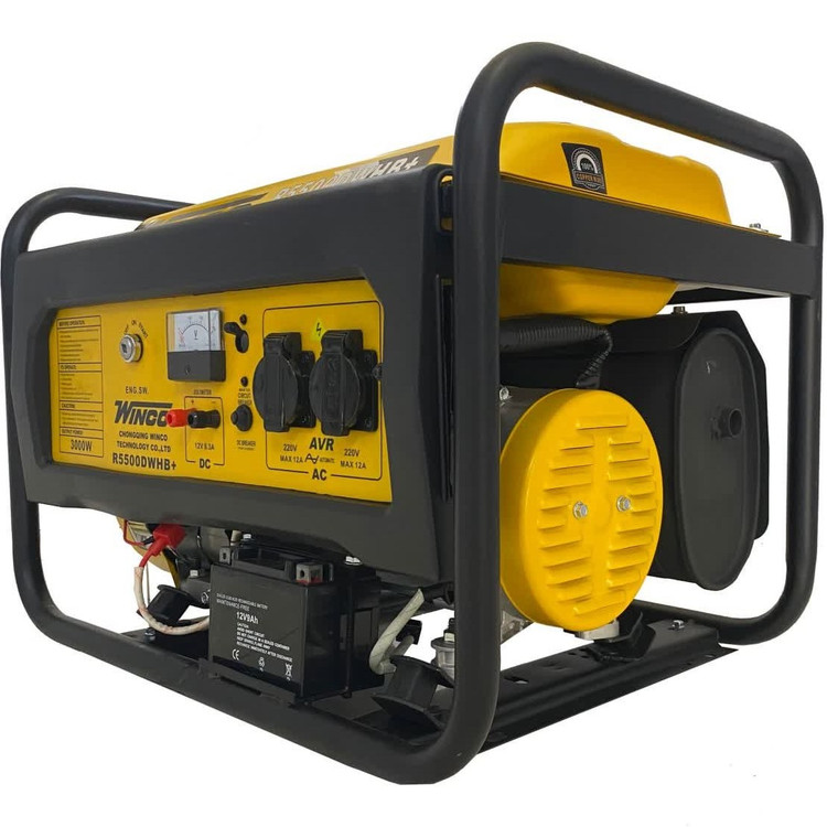 موتور برق 3 کیلووات بنزینی تکفاز استارتی وینکو مدل +R5500DWHB