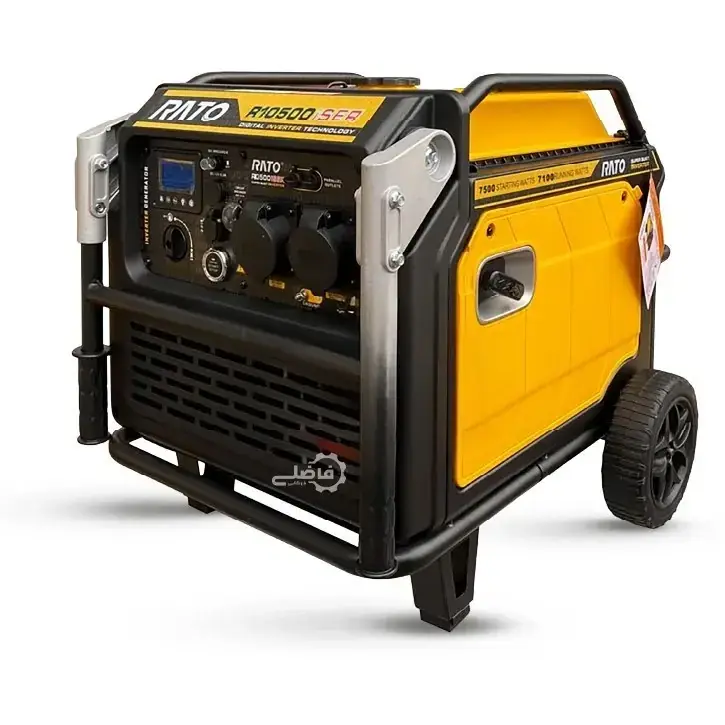 موتور برق ۷.۵ کیلووات تک فاز سایلنت بنزینی ریموت استارت راتو مدل R10500ISER 