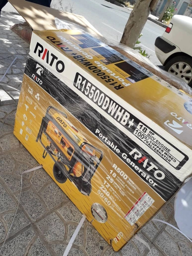 موتور برق 8.5 کیلو وات تک فاز استارتی بنزینی راتو مدل R15500DWHB