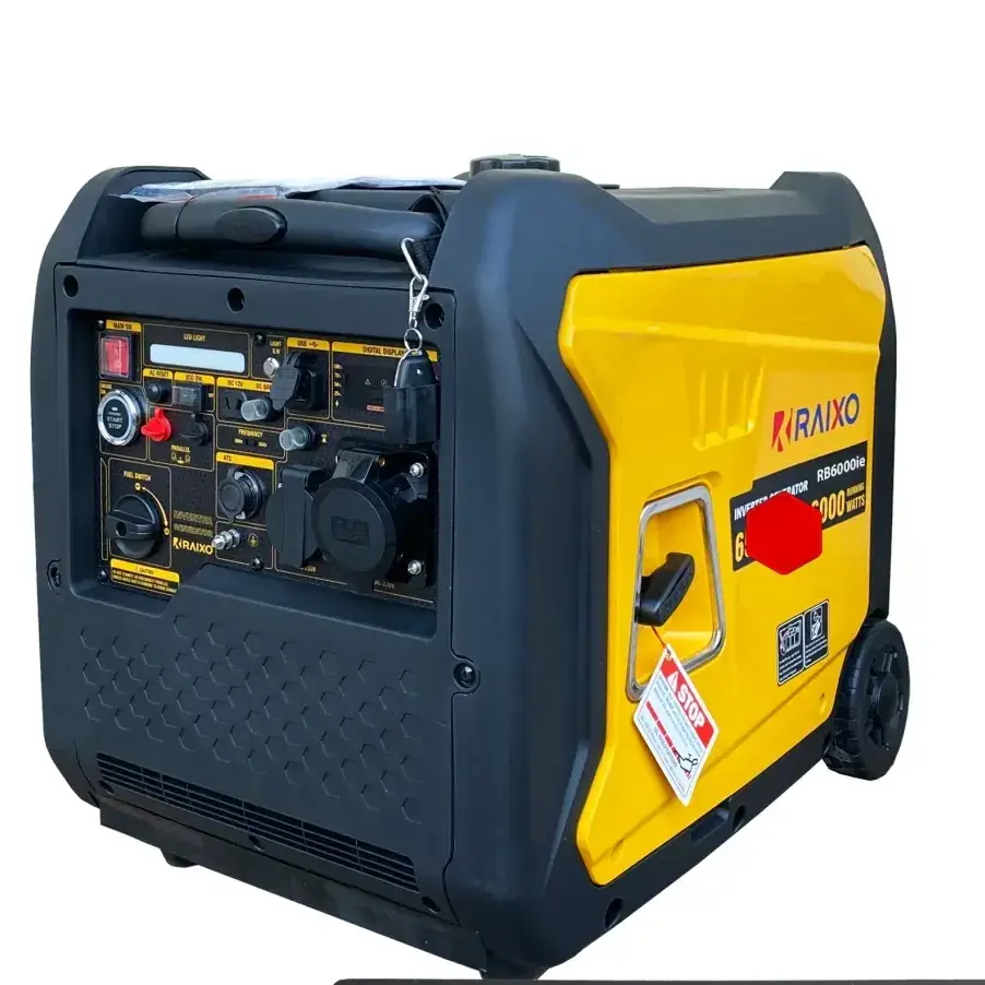 موتور برق 6 کیلو وات سایلنت بنزینی ریموت استارت راکسیو مدل RB6000IE