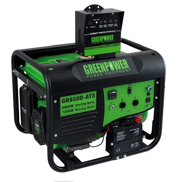 موتور برق 8.5 کیلووات تک فاز استارتی اتوماتیک گرین پاور مدل GR9500-ATS
