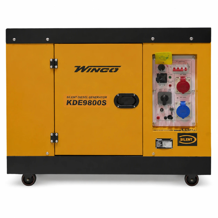 موتوربرق 10 کیلووات دیزلی سایلنت سه فاز ریموت ایستارت وینکو مدل KDE19800S+ATS