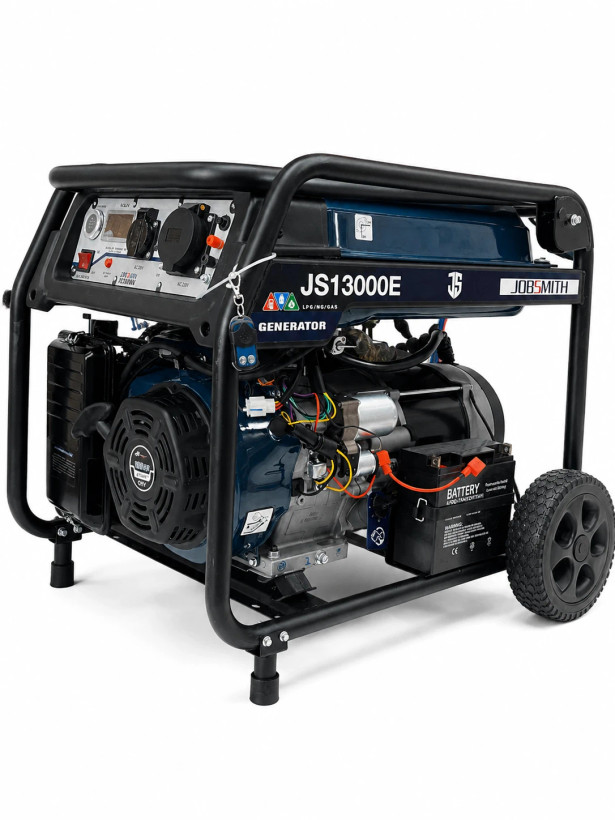 موتور برق 9.5 کیلووات سهگانهسوز تک فاز ریموت استارت جاب اسمیت مدل JS13000E