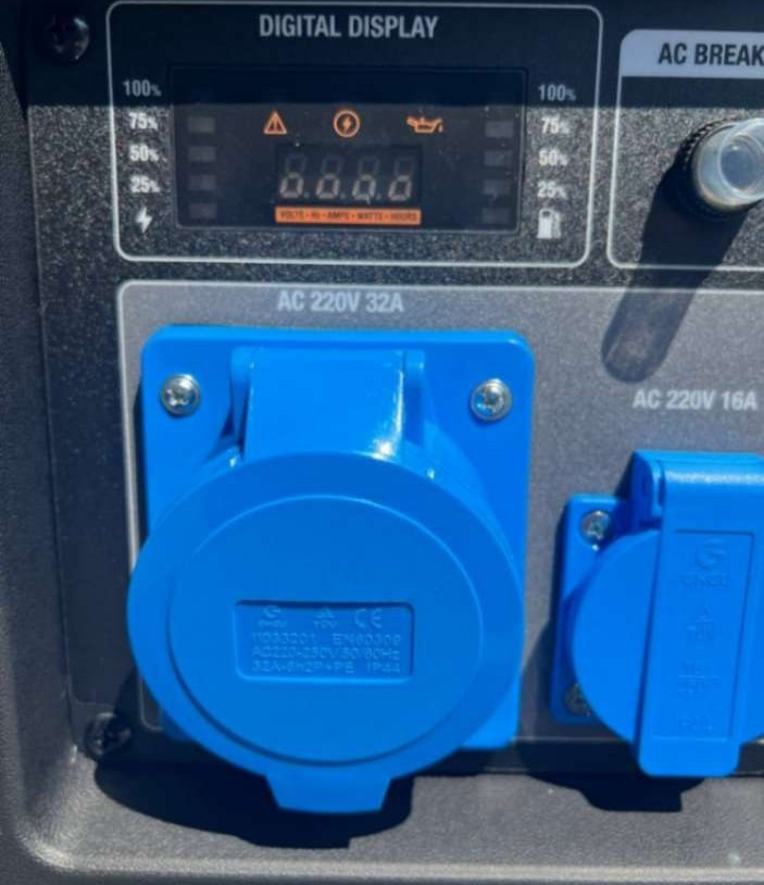 موتور برق ۶ کیلووات سایلنت بنزینی استارتی ادون مدل ED-IG-6000