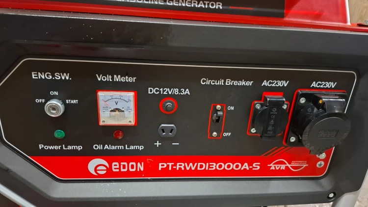 موتور برق ۱۰ کیلووات تک فاز استارتی ادون مدل RWD13000A