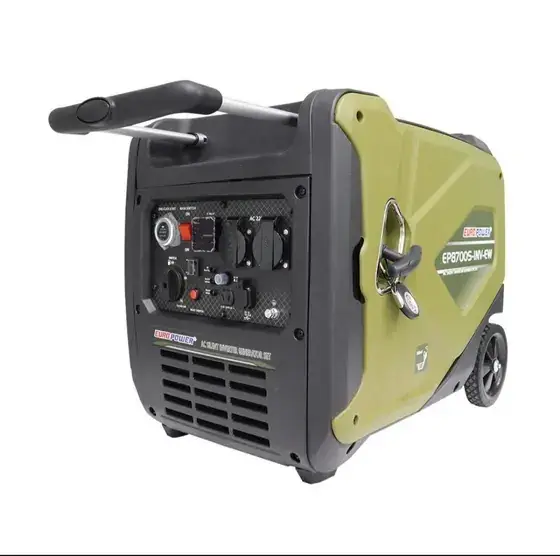 موتور برق اینورتر 4.5 کیلووات تک فاز بنزینی ریموت استارت یورو پاور مدل EP9700S-INV-EW