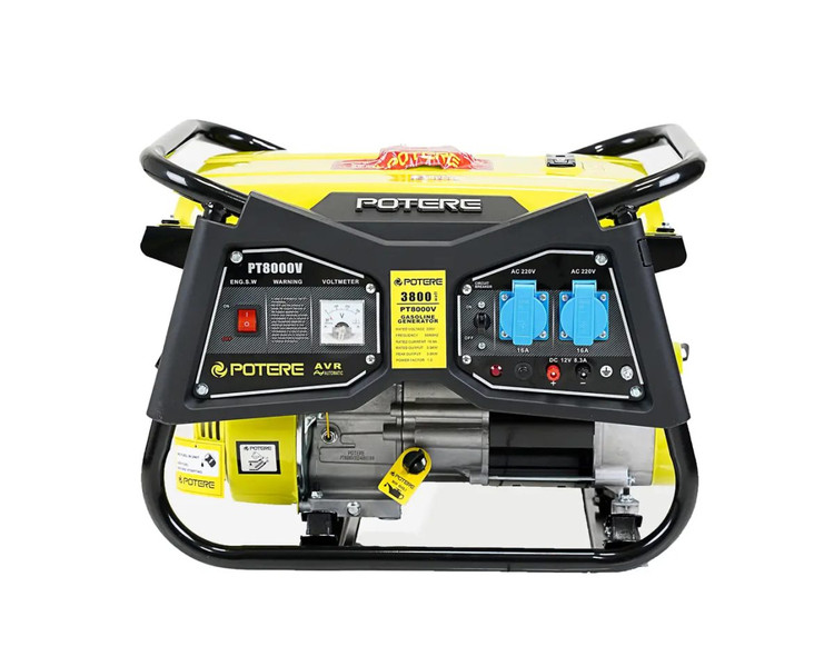 موتور برق 3.8 کیلو وات بنزینی تکفاز هندلی پوتر مدل PT8000V